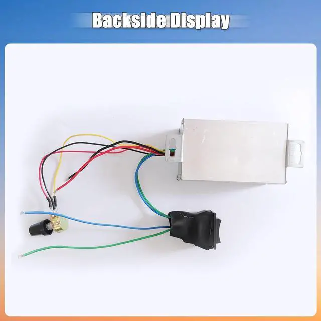 Alt view image 7 of 7 - DC Motor Speed Controller DC 12V 24V 36V 48V 60V Motor Pulse Width Modulator Regulator Motor Variable Speed Controller