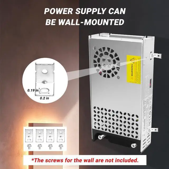 Alt view image 6 of 7 - New Version Converter, 110V AC to 12V DC Converter Power Supply 12V 600W 50A DC Switch Transformer for RV,Pump,LED Strip, LCD Monitor (12V 600W)