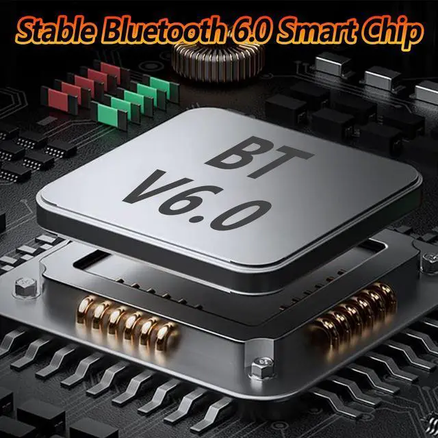 Alt view image 3 of 7 - TVVBSBS Bluetooth 6.0 Receiver for Home Stereo, Bluetooth Audio Adapter for HiFi Music Streaming, Wired Speakers, USB Flash, with AUX 3.5mm/RCA, Dual Link, 32 ftLong Range, Low Latency and HD Audio