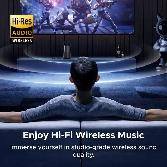 Alt view image 5 of 7 - UGREEN Bluetooth 6.0 Receiver for Car with LDAC, AI Noise Cancelling 3.5mm AUX Bluetooth Car Adapter, Hi-Res Wireless Audio Receiver for Home Stereo/Wired Speaker with Hands-Free Call,15H Battery Life