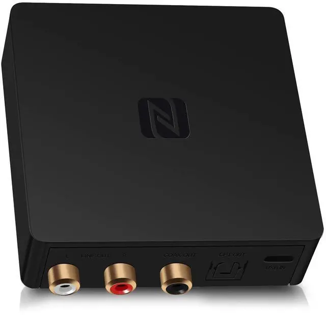 Main image of B1 Bluetooth 5.1 Hi-Fi Audio Receiver with aptX Low Latency, TI DAC, Long-Range, Analog RCA, Digital Optical (Toslink) & Coaxial Outputs