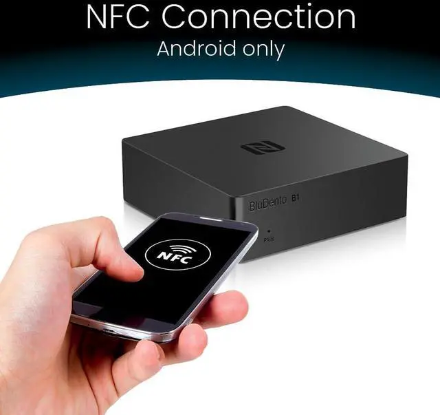 Alt view image 7 of 7 - B1 Bluetooth 5.1 Hi-Fi Audio Receiver with aptX Low Latency, TI DAC, Long-Range, Analog RCA, Digital Optical (Toslink) & Coaxial Outputs