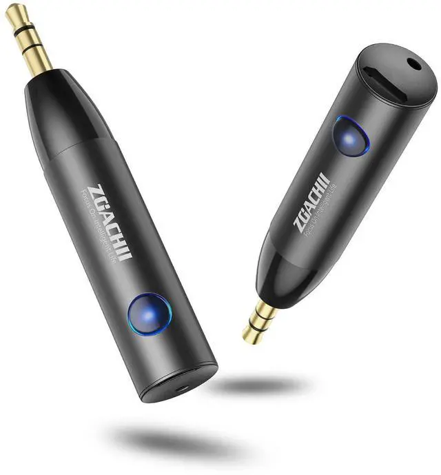 Main image of ZOACHII Bluetooth Aux Adapter for Car, Wireless Bluetooth 5.0 Audio Receiver with 3.5mm Jack for Vehicle Truck Home Stereo Speaker Headphone Music Streaming, Handsfree Calling, [1 Piece]