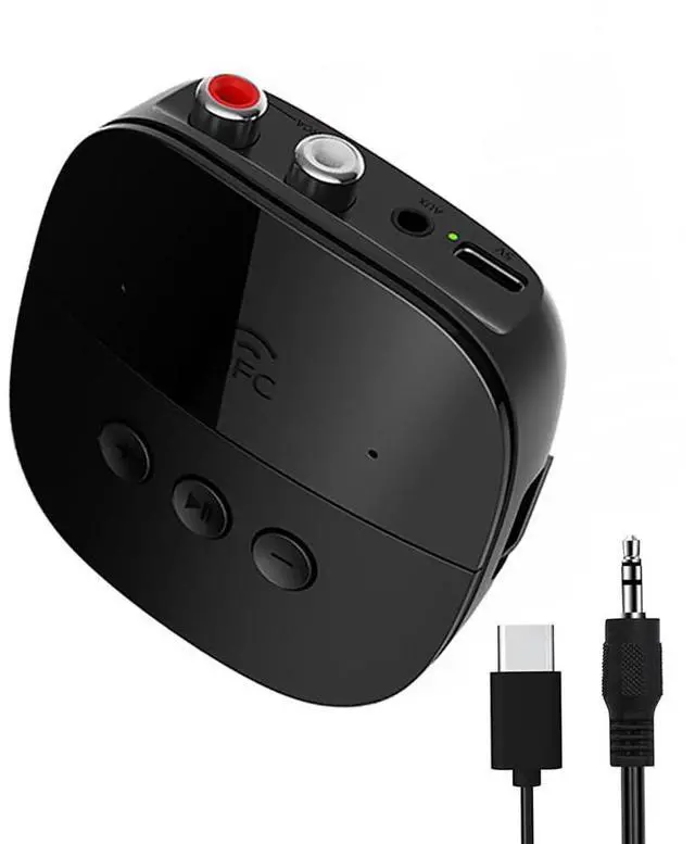 Main image of eppfun Bluetooth 5.2 Receiver,Bluetooth Audio Adapter with NFC, USB, TF Card Slot, 3.5mm AUX/RCA for Home Music Streaming Stereo System