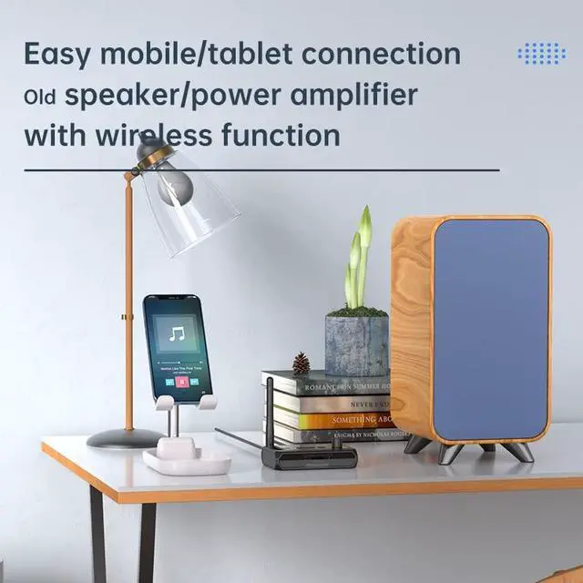 Alt view image 5 of 7 - VR-robot Bluetooth 5.3 Receiver, RCA Bluetooth Adapter for Home Stereo, Support Optical AUX 3.5mm, RCA Bluetooth Receiver Adapter for Stereo Speakers, Home Music Streaming Stereo System