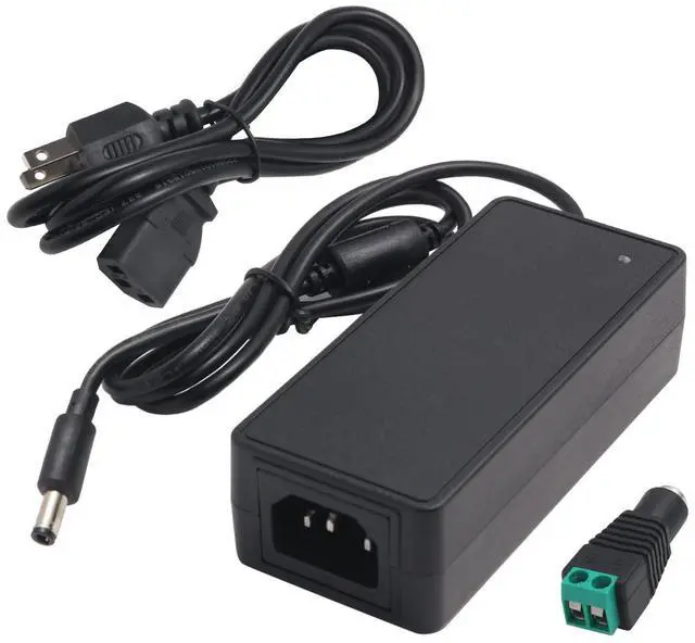 Main image of 12V 5A Power Supply Adapter 100-240V AC to DC Converter with 5.5X 2.5/2.1mm Plug 12 Volt 5 Amp 4A 3A 2A 1A Switching Power Supply AC/DC Adapter for 12V 5050 3528 LED Strip Module Light