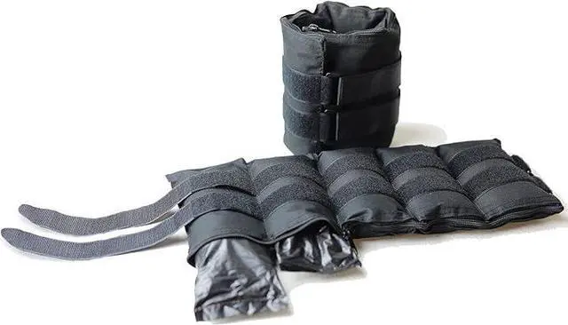 Main image of CAP Barbell Adjustable Ankle Weights |10-20lb Pair | Black