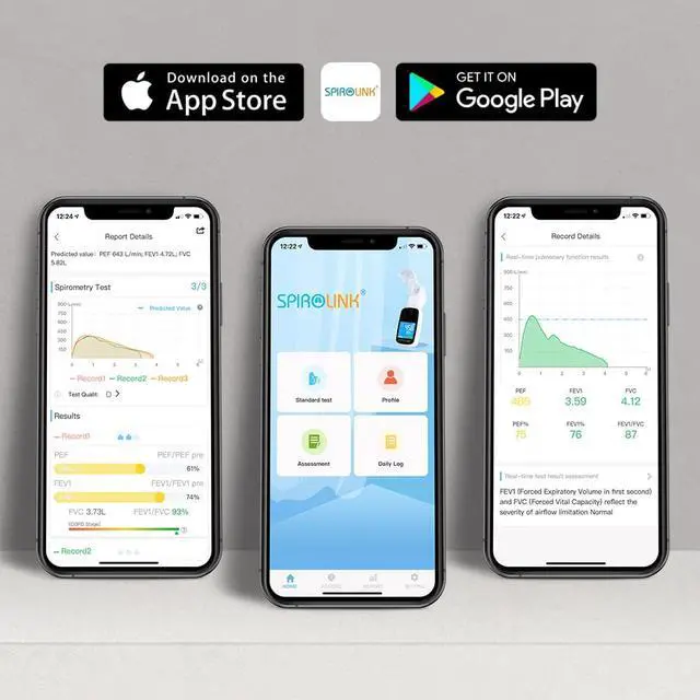 Alt view image 4 of 5 - SpiroLink® | Smart Spirometer at Home