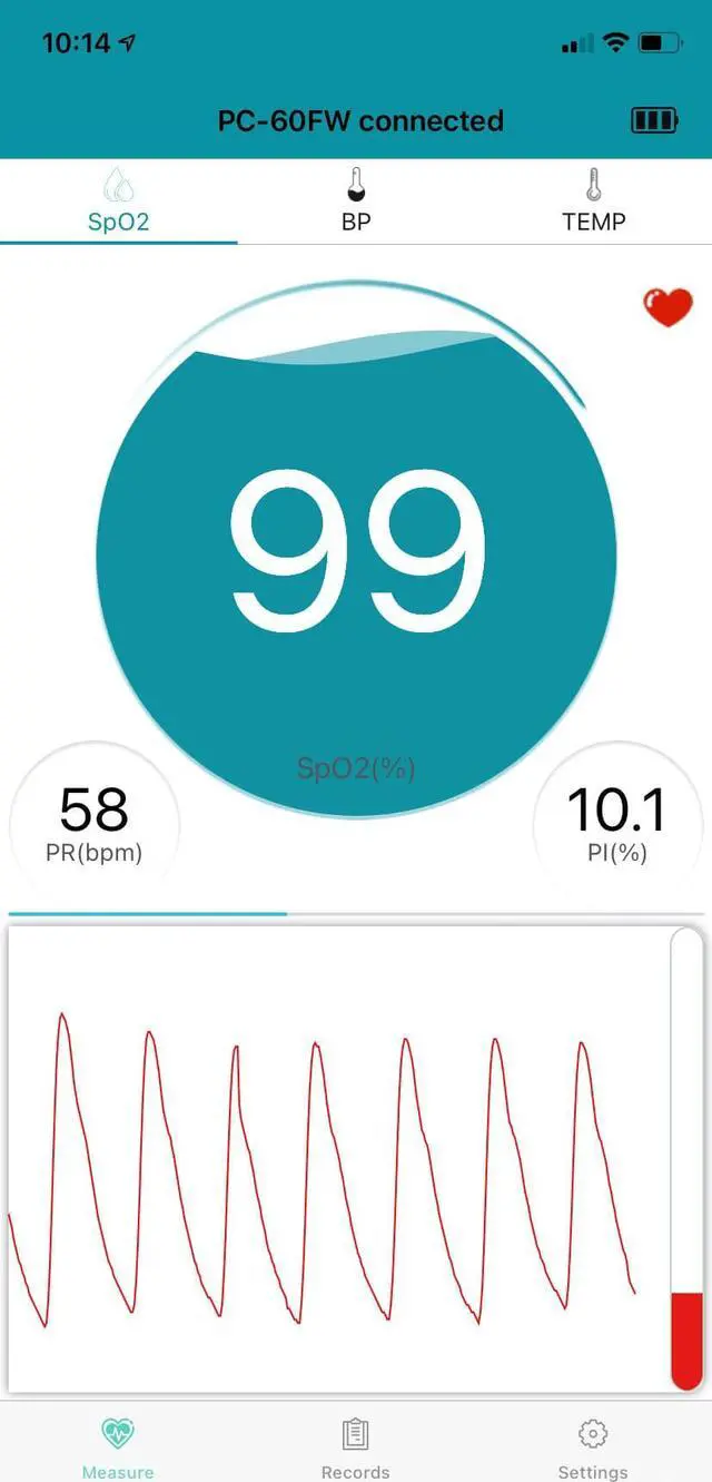 Alt view image 7 of 7 - Fingertip Pulse Oximeter | PC-60FW