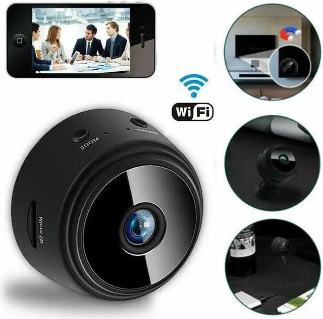 Alt view image 5 of 6 - A9 Mini Hidden Camera Wireless Wifi IP Home Security 1080P HD Night Vision DVR