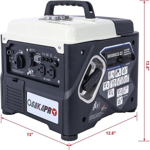 Alt view image 2 of 7 - Portable Inverter Generator,1200W ultra-quiet gas engine, EPA Compliant, Eco-Mode Feature, Ultra Lightweight for Backup Home Use & Camping