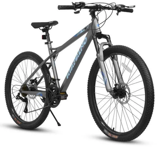 Main image of 26-Inch Mountain Bike for Adults and Teenagers, High Carbon Steel Frame, Front and Rear Mechanical Disc Brakes, 21-Speed Gear System, 26x2.125 Tires