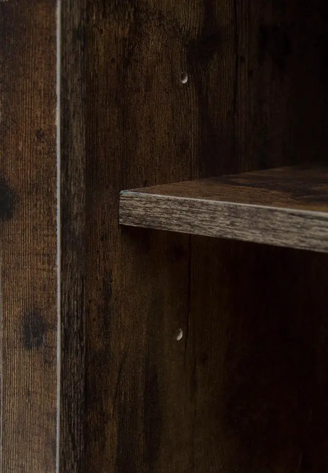 Alt view image 3 of 7 - 72in 4 Door Cabinet with 1 Drawer, with 4 Adjustable Inner Shelves, Storage Cabinet