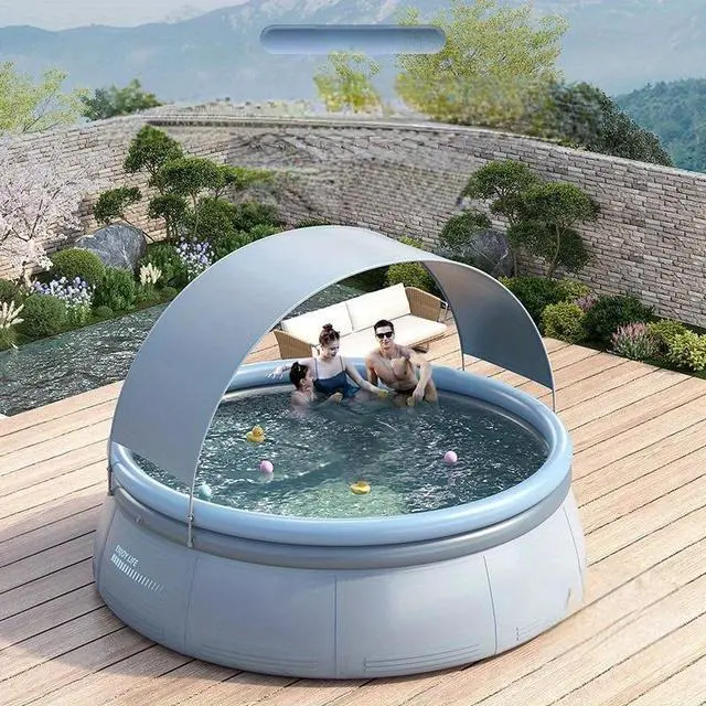 Main image of 118.11in*25.98in outdoor inflatable swimming pool