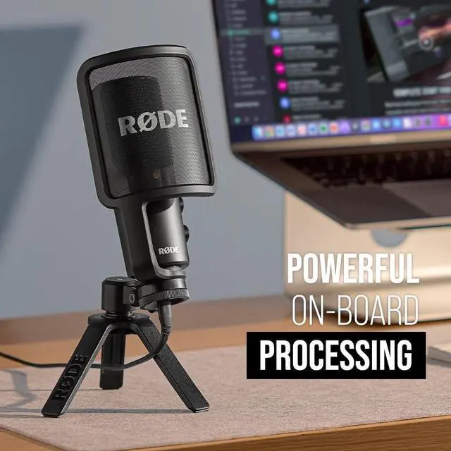 Alt view image 5 of 7 - USB+ Professional-Grade USB Condenser Microphone For Recording Studio Quality Audio Directly To A Computer Or Mobile Device, Black
