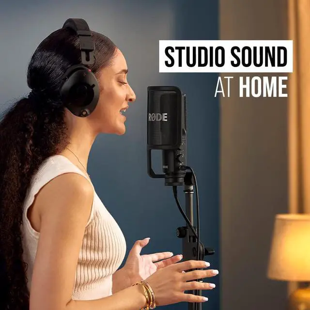 Alt view image 6 of 7 - USB+ Professional-Grade USB Condenser Microphone For Recording Studio Quality Audio Directly To A Computer Or Mobile Device, Black