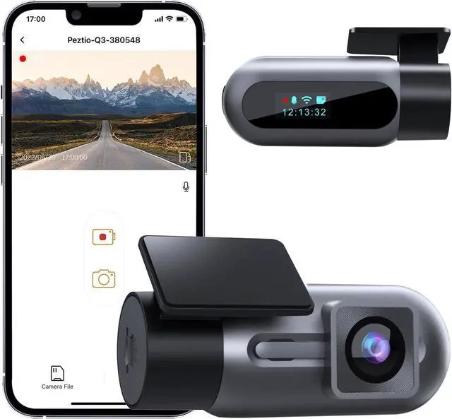 Main image of Dash Cam WiFi FHD 1080P Car Camera, Front Dash Camera for Cars, Mini Dashcams for Cars with Night Vision, 24 Hours Parking Mode, WDR, Loop Recording, G-Sensor, APP, Support 128GB Max
