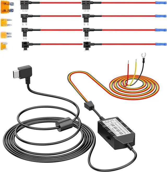 Main image of VIOFO HK4 Hardwire Kit with 8pcs Full Set Circuit Fuse Tap, Type-C Port, for A119MINI /A119MINI 2 /A229 Duo&Plus&PRO /T130 /WM1 /A139 /A139Pro Dash Cam