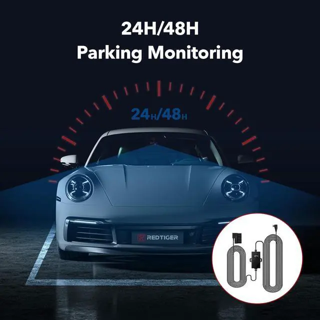 Alt view image 4 of 6 - Dash Cam OBD Hardwire Kit Power Cable Type USB C Port,10FT 12V-24V to 5V,for Dash Camera, Low Voltage Protection