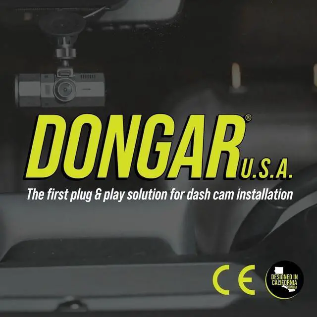 Alt view image 6 of 6 - Dongar Dashcam Power Adapter (5-Pin Type G) for Select Mazda vehicles, including MX-5 ND, various international models and more, Connects to Rearview Mirror, Built-in USB Power Source, Easy to Install