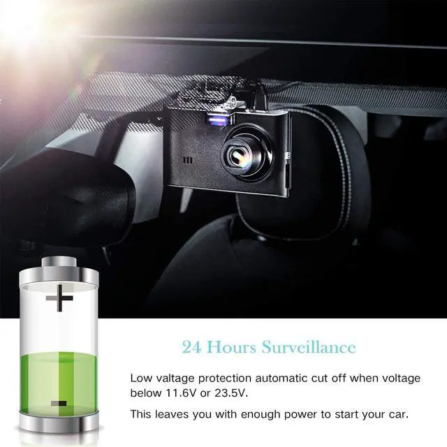 Alt view image 2 of 7 - Dash Cam Hardwire Kit,Type-C Hard Wire Kit,USB C Hard Wire Kit Fuse for Dashcam, Plozoe 12V-24V to 5V Car Dash Camera Charger Power Cord, Gift 4 Fuse Tap Cable and Installation Tool11.5ft