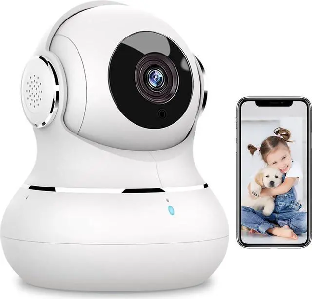 Alt view image 2 of 7 - litokam Security Camera Indoor 2K, 360 Pan/Tilt Cameras for Home Security with Motion Detection, 2K Video Doorbell Camera Battery Powered(Only 2.4GHz)