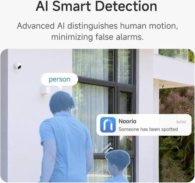 Alt view image 5 of 7 - Gadpiparty Noorio Home Security System with Smart Hub x1, B210 Camera x4