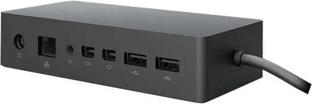 Main image of Microsoft Surface Dock for Surface Pro 3, Surface Pro 4, and Surface Book with 4 USB Ports and Ethernet and USB 3.0 Hardware Interface (Black)