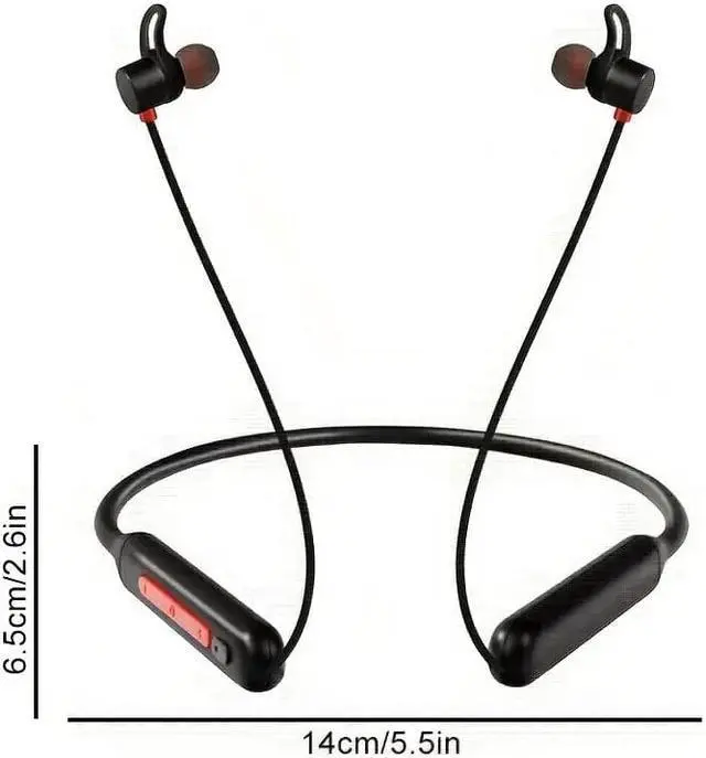 Alt view image 2 of 5 - Wireless Neck-hanging Headphones For Sports, Running And Noise Reduction