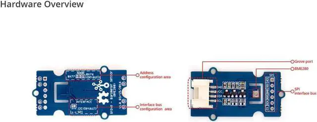 Alt view image 7 of 7 - NGW-1pc Grove - Temp&Humi&Barometer Sensor (BME280)