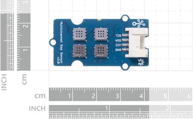 Alt view image 5 of 6 - NGW-1pc Grove - Multichannel Gas Sensor v2 - Besides CO, NO2, C2H5CH, VOC - MEMS gas sensor