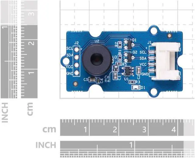 Alt view image 3 of 5 - NGW-1pc Grove - Single-Point Infrared Thermometer - MLX90614 DCC with 35° FOV