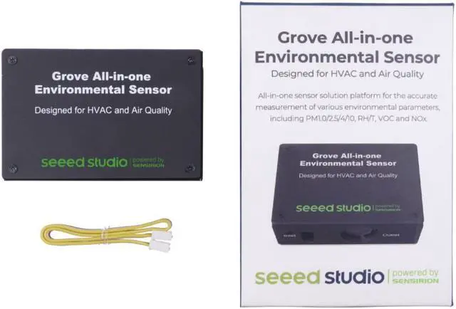 Alt view image 3 of 4 - NGW-1pc Grove - SEN54 All-in-one environmental sensor - VOC, RH, Temp, PM1.0/2.5/4/10 with proprietary algorithms, HVAC, Air Purifier