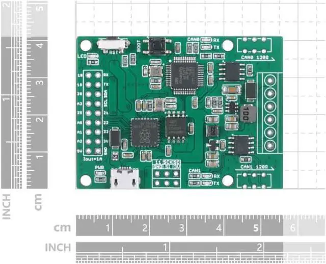 Alt view image 6 of 7 - NGW-1pc CANBed DUAL - RP2040 chip based Arduino CAN Bus dev board with 2 independent CAN Bus interfaces(CAN2.0 & CAN FD)