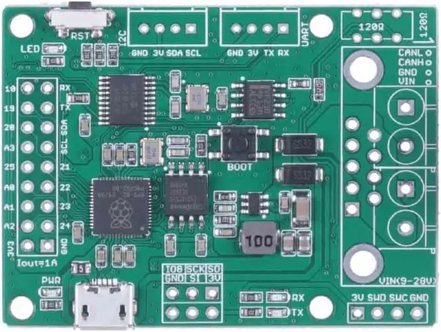 Main image of NGW-1pc CANBed - CAN-Bus RP2040 development board Compatible with Arduino