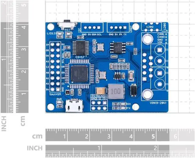 Alt view image 4 of 6 - NGW-1pc CANBed - CAN-BUS Development Kit Compatible with Arduino(ATmega32U4 with MCP2515 and MCP2551)
