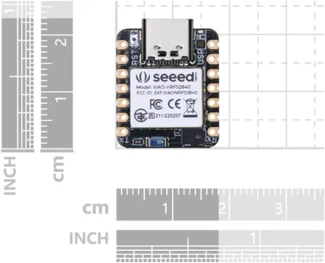 Alt view image 5 of 5 - NGW-1pc Seeed Studio XIAO nRF52840 Sense - TinyML/TensorFlow Lite- IMU / Microphone - Bluetooth5.0