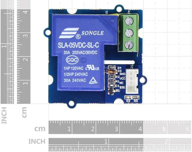Alt view image 4 of 4 - NGW-1pc Grove - SPDT Relay(30A) - High Current and Normally closed