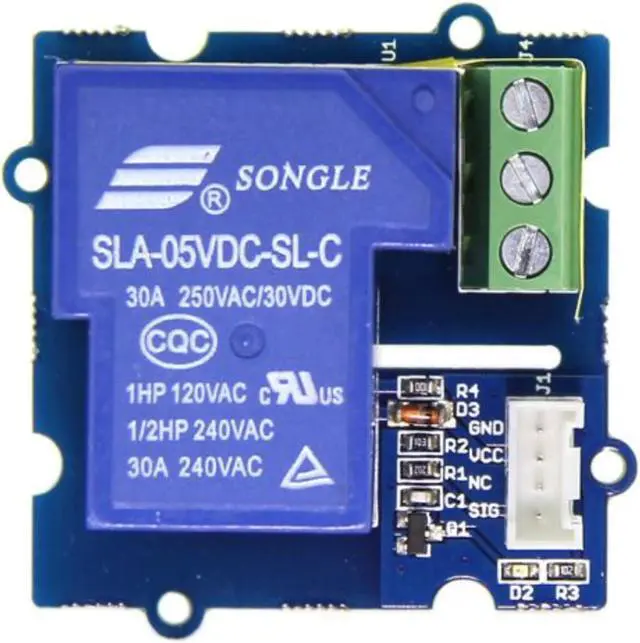 Alt view image 2 of 4 - NGW-1pc Grove - SPDT Relay(30A) - High Current and Normally closed