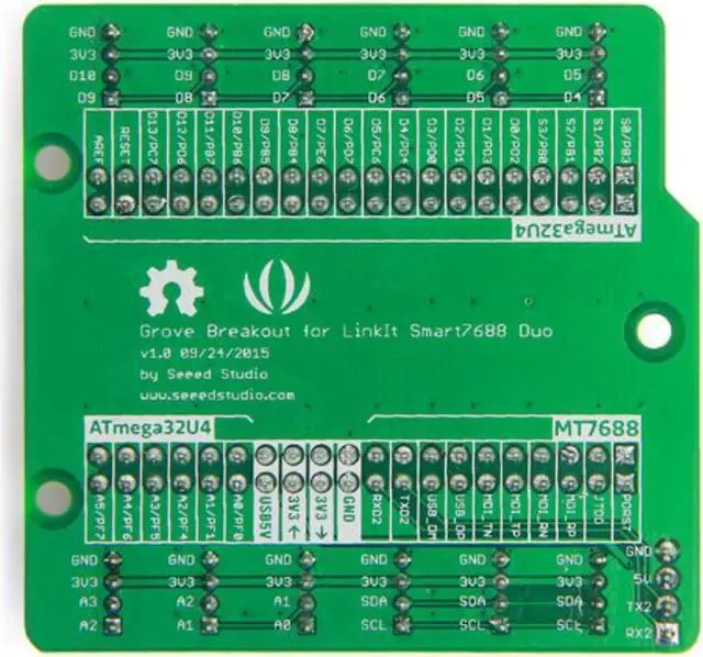 Alt view image 2 of 6 - NGW-1pc Grove Breakout for LinkIt Smart 7688 Duo