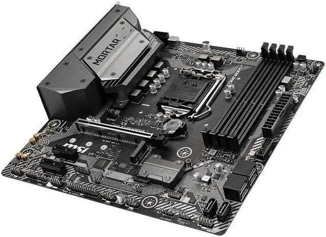 Alt view image 2 of 5 - MSI MAG B365M MORTAR LGA 1151 Micro ATX Intel Motherboard