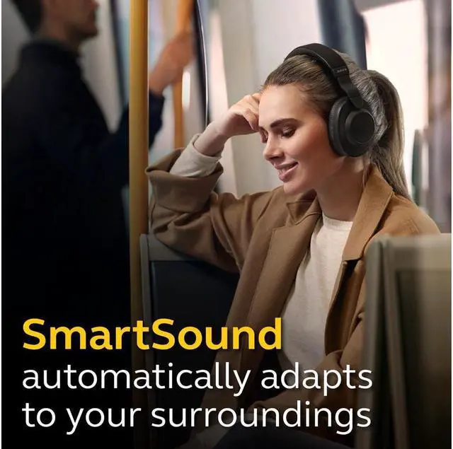 Alt view image 5 of 5 - Jabra Elite 85h Wireless Stereo ANC Headphones Navy