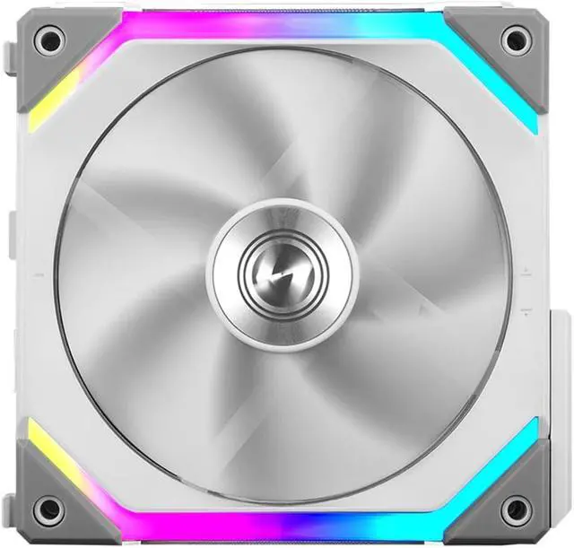 Alt view image 4 of 6 - Lian Li UNI Fan SL120 3 Pack White-with Controller (ARGB 120mm LED PWM Daisy-Chain) UF-SL120-3W PC Cooling Computer ARGB Case Fans Heatsink Cooler