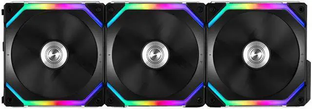 Lian Li UNI Fan SL120 3 Pack Black-with Controller (ARGB