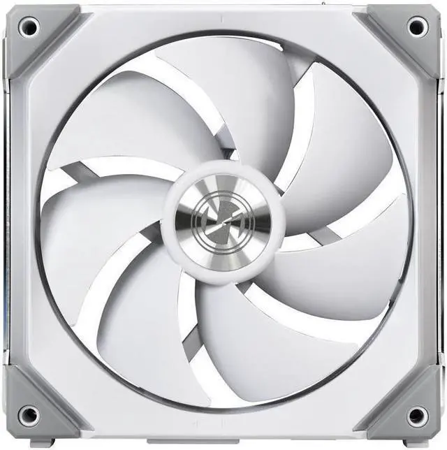 Alt view image 4 of 5 - Lian Li UNI Fan SL120 6 Pack White-with Controller and Extension (ARGB 120mm LED PWM Daisy-Chain) PC Cooling Computer ARGB Case Fans Heatsink Cooler UF-SL120-6B