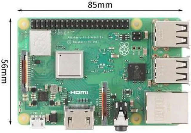 Alt view image 2 of 6 - New Raspberry Pi 3 Model B+ BoardA(3B+) Raspberry PI 3B+ (1gB) (3B Plus)
