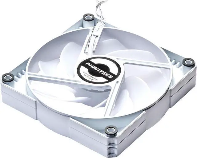 Alt view image 6 of 6 - Phanteks SK120 DRGB PWM FAN - 120mm Fan, High Airflow Nine-blade Design, Digital RGB Lighting, Rubber Dampening Washers