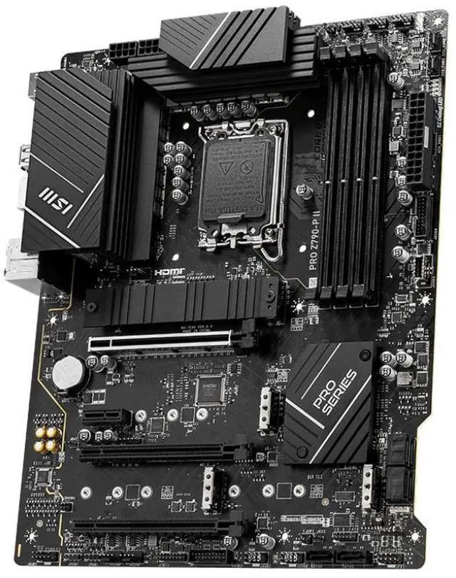 Alt view image 2 of 5 - MSI PRO Z790-P II DDR5 LGA 1700 Intel Z790 SATA 6Gb/s DDR4 ATX Motherboard