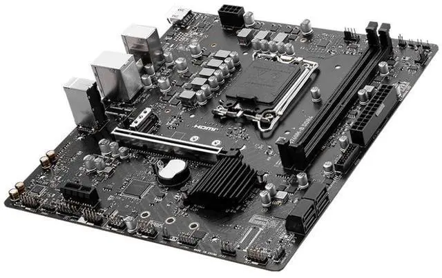 Alt view image 4 of 5 - MSI B760M-B DDR4 motherboard Supports 12th/13th/14th Gen Intel® Core Processors, Pentium® Gold and Celeron® Processors (LGA 1700)