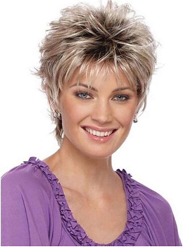 Aochakimg For WomenRNTOP 1PC Fashion Wig Short Haircut Curly Full